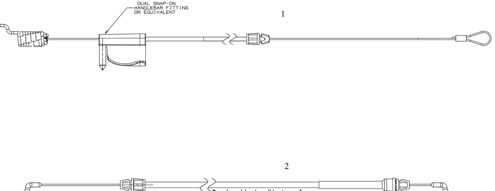 Cables Diagram and Parts List for SC500Z (12ABC62J710)(2016) Cub Cadet Lawn Mower